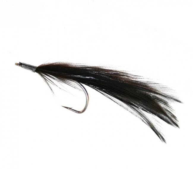 Feathers Black | Size 1/0 | 6 Hooks