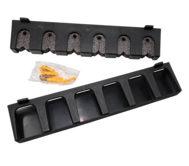 Rod Rack | Holds Six Rods | Black