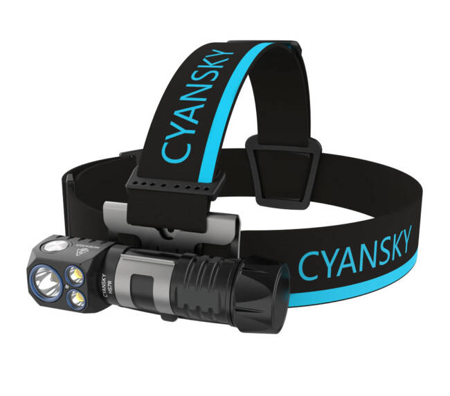 Multifunctional Rechargeable L-Shaped Headlamp | 2800 Lumens | 186m