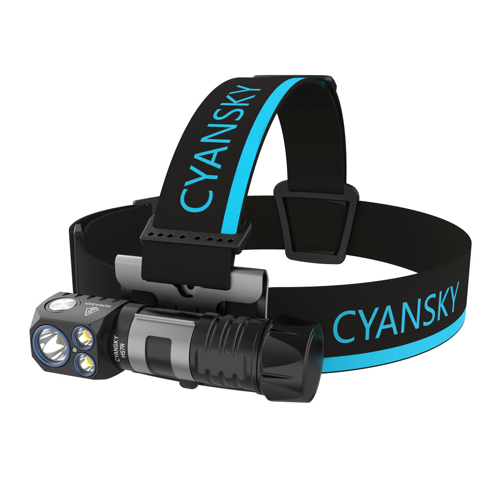 Multifunctional Rechargeable L-Shaped Headlamp | 2800 Lumens | 186m