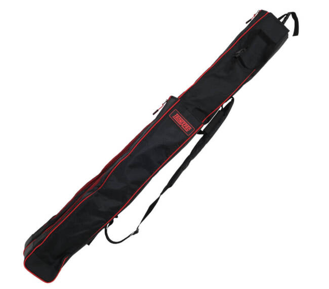 Double Compartment Quiver | Black/Red