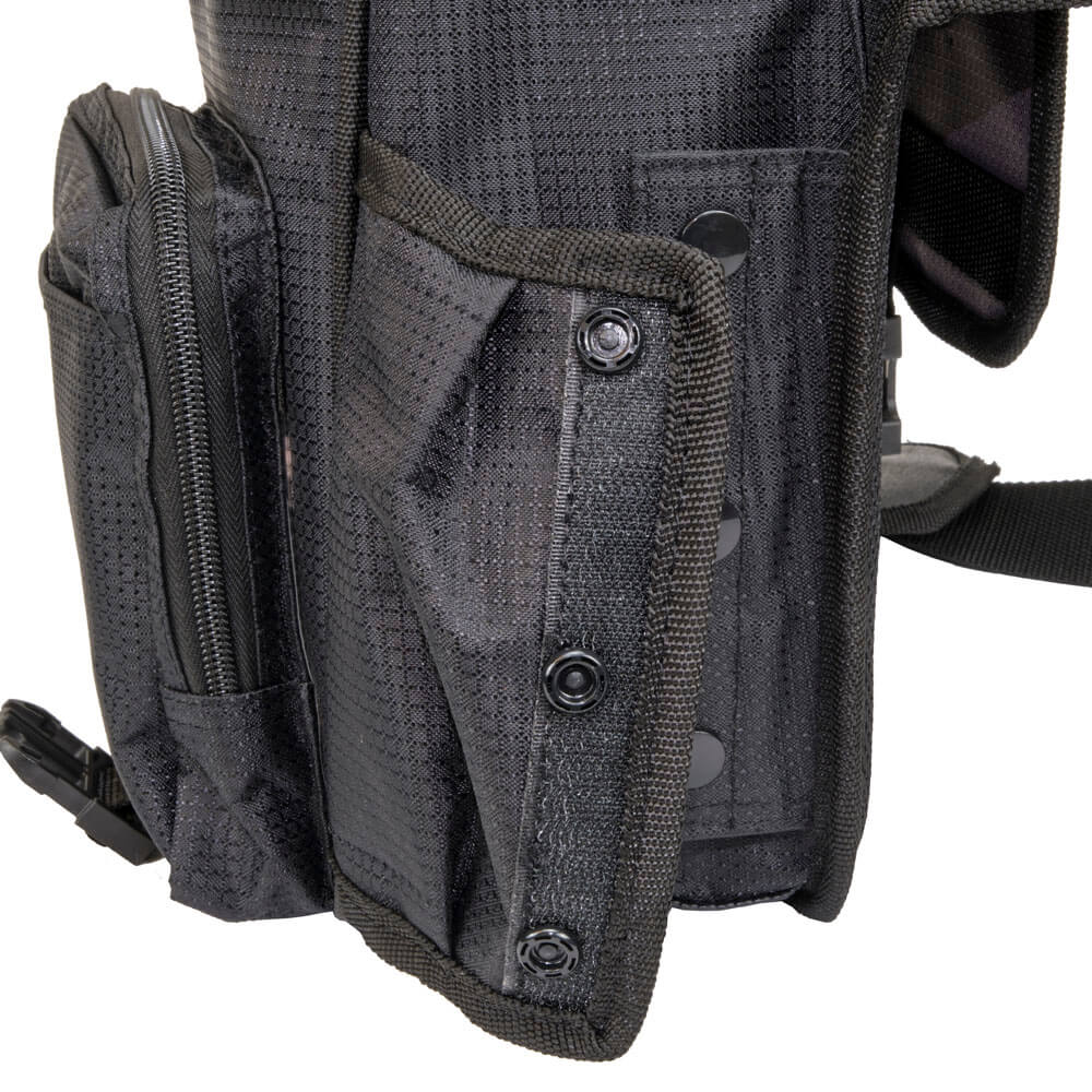 HTO Hip Bag | Black/Grey - Image 4