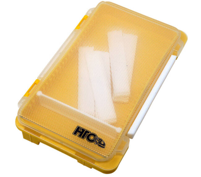 Clip & Lock Case - Large compartment | 17.5 x 10.5 x 2cm | Yellow