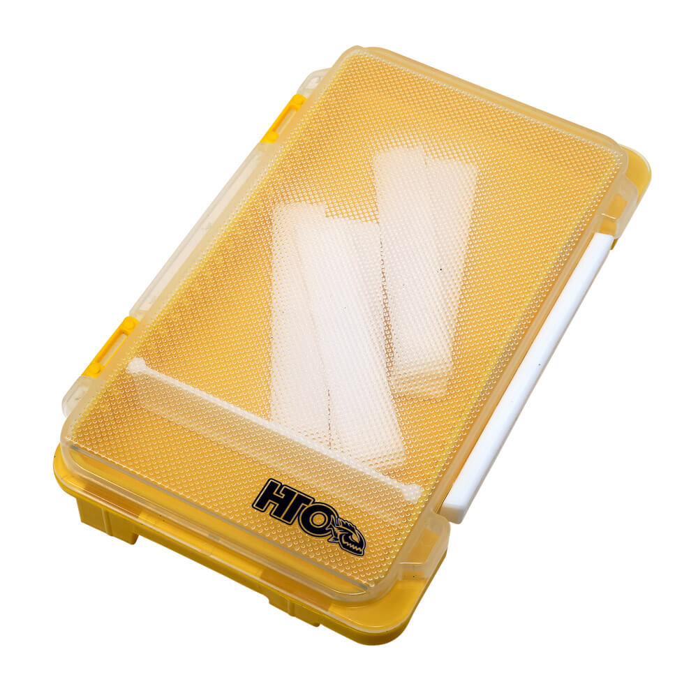 Clip & Lock Case - Large compartment | 17.5 x 10.5 x 2cm | Yellow