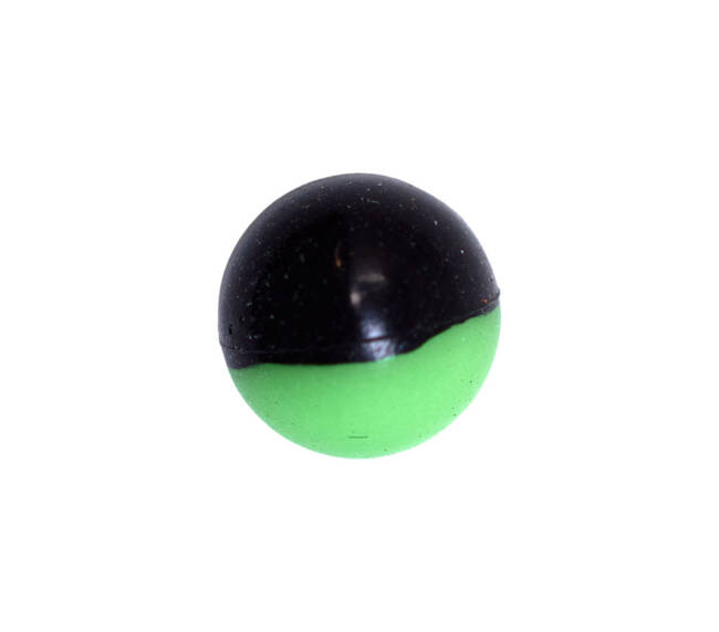 Hook Balls | 6mm | Black & Green Glow