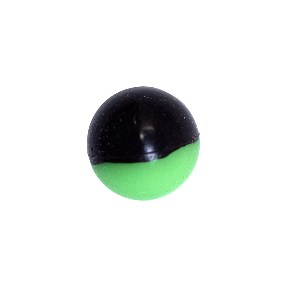 Hook Balls | 6mm | Black & Green Glow