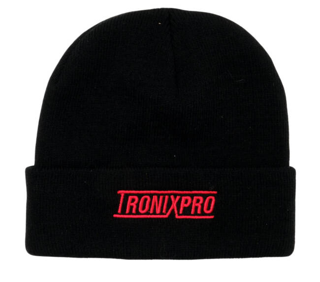 Classic Beanie Hat | Black/Red | One Size