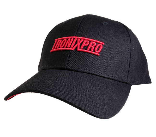Classic Baseball Cap | Black/Red | One Size