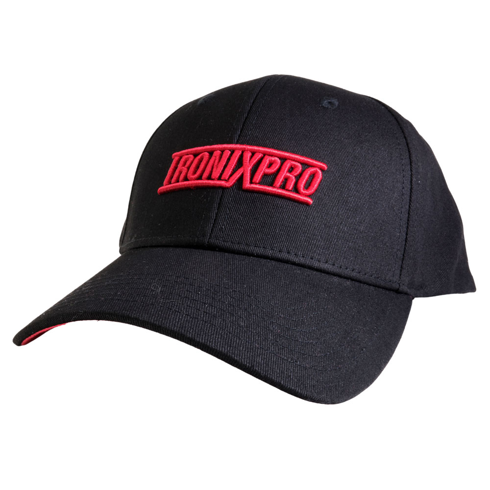 Classic Baseball Cap | Black/Red | One Size