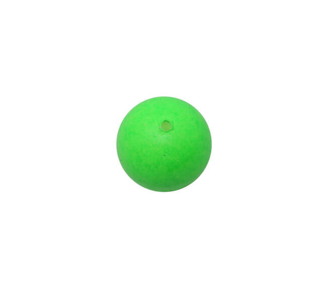 Floating Round Bead | 12mm | Green