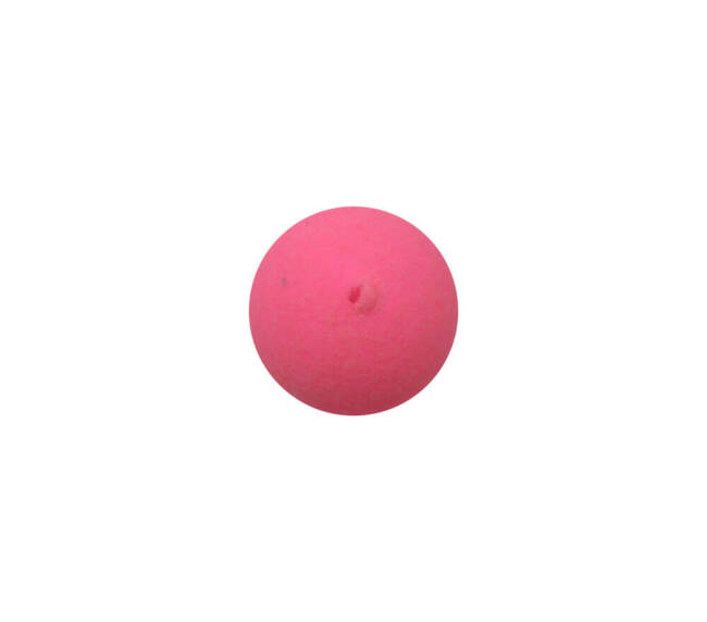 Floating Round Bead | 15mm | Lumo Pink