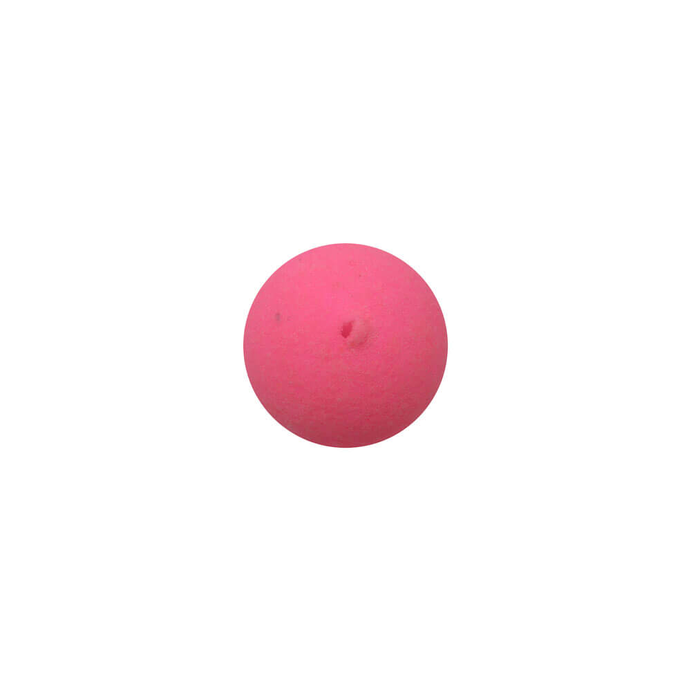 Floating Round Bead | 15mm | Lumo Pink