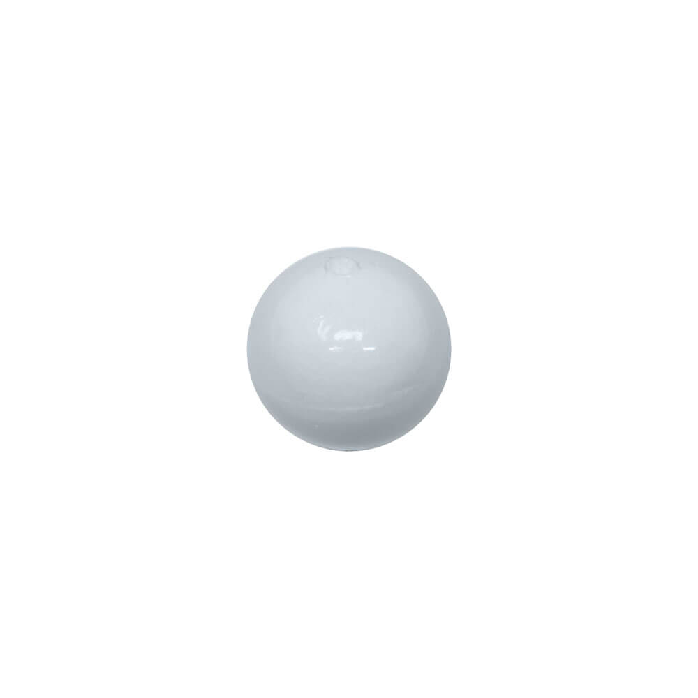 Floating Round Bead | 12mm | White