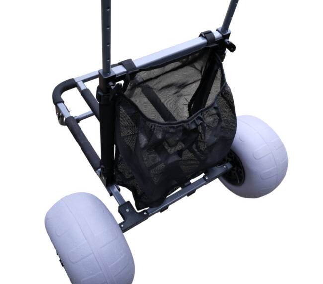Beach Trolley Mesh Bag | 30 x 14 x 45cm | Black