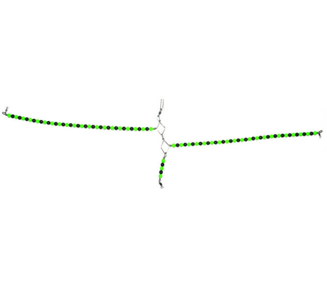 Beaded Spreader Black and Green | 8mm