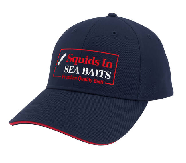 Squids In Sea Baits - Classic Baseball Cap | Navy/Red | One Size